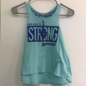 Justice athletic tank top